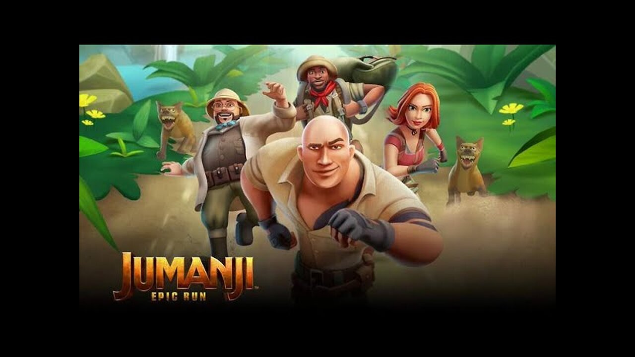 JUMANJI EPIC RUN MOBILE PHONE GAME GO DEEP INTO THE JUNGLE AND RESCUE RUBY ROUNDHOUSE 💪🗡️🤠🏹