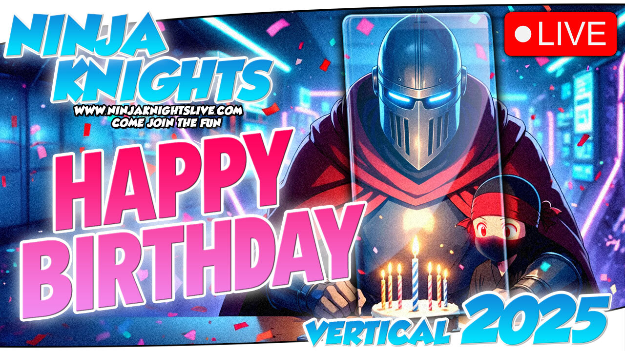 Happy Birthday Knight: Join Lil Ninja & Knight in Fortnite & Roblox #gaming #letsplay #livestream