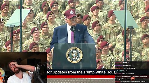 Trump speaks (very important)