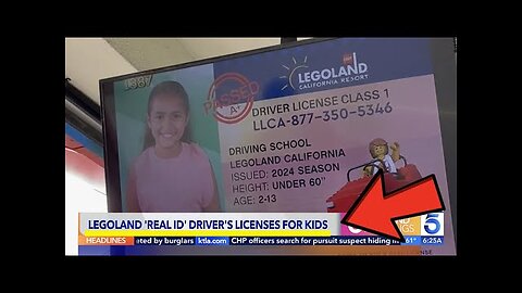 THIS IS HOW SICK YOUR GOVERNMENT IS! LEGOLAND NOW GROOMING CHILDREN INTO "REAL ID FOR KIDS" PROGRAM!