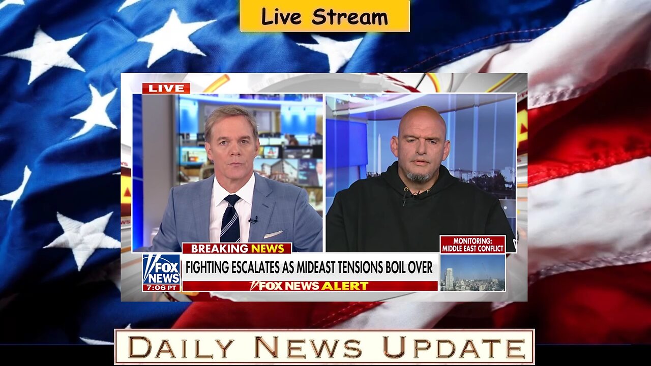 Fox News - 'SHOW NO MERCY': Fetterman doubles down on call for Israel to hold Iran 'accountable'