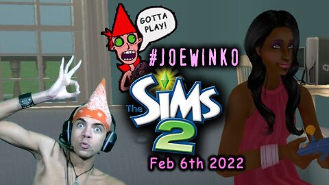 Back to the Sims 2 - Sims 2 Gaming Livestream (Feb 6th 2022) - Joe Winko