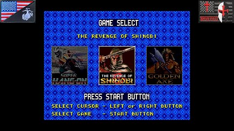 6-PAK: The Revenge of Shinobi (Sega Genesis - Attract Mode) [NA Version]