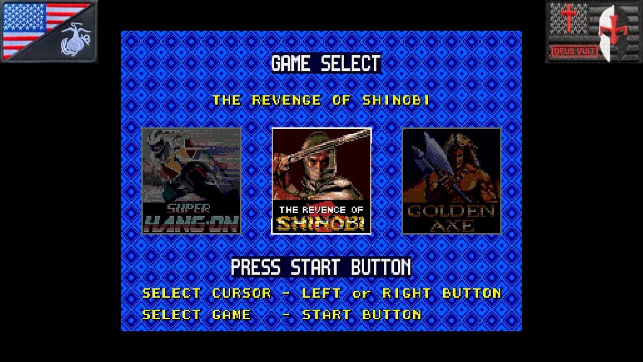 6-PAK: The Revenge of Shinobi (Sega Genesis - Attract Mode) [NA Version]