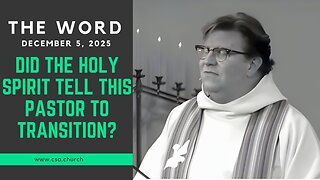 Did The Holy Spirit Tell This Pastor To Transition?