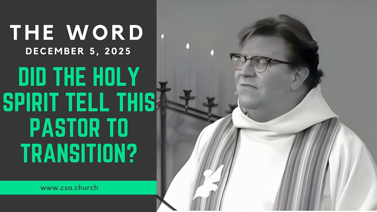 Did The Holy Spirit Tell This Pastor To Transition?