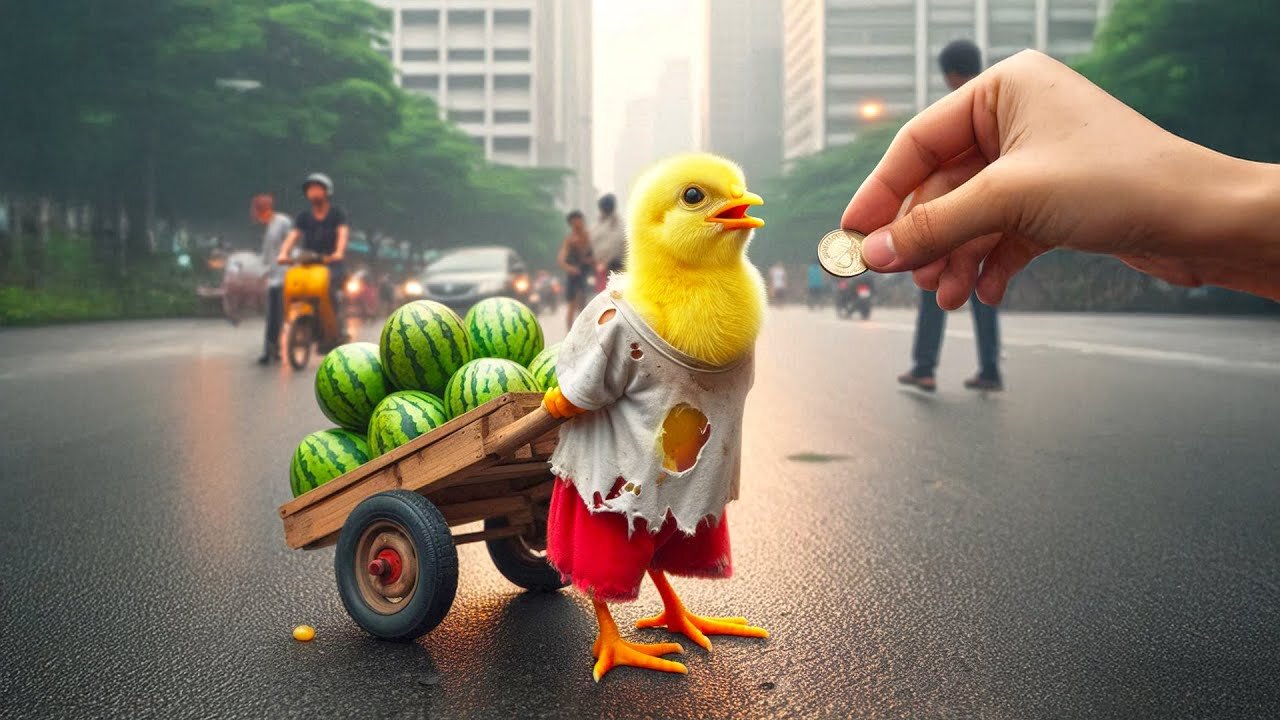 😥🐥Chick got insulted by other chicks🐣🐥😢