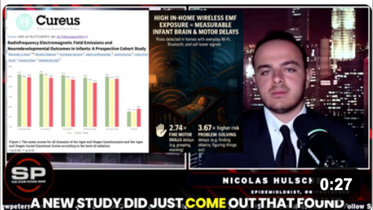 🚨Study Finds Wi-Fi, Smart TV & Cell Tower Radiation More Than TRIPLES Risk of Neurodevelopmental Delays