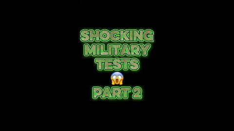Shocking: PART 2- Military Tests! 😱 #signlanguage #talk #asl #knowledge