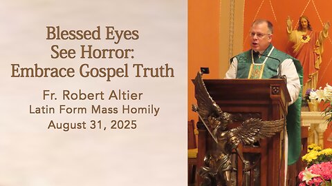 Blessed Eyes See Horror: Embrace Gospel Truth