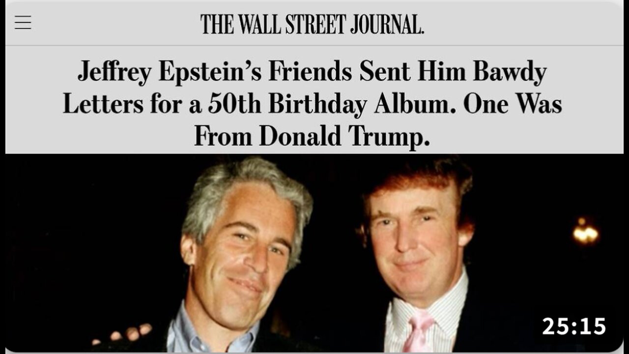 BREAKING EXCLUSIVE: WSJ Caught Red-Handed Launching New Massive Epstein/Trump Hoax, DJT Announces Lawsuit!