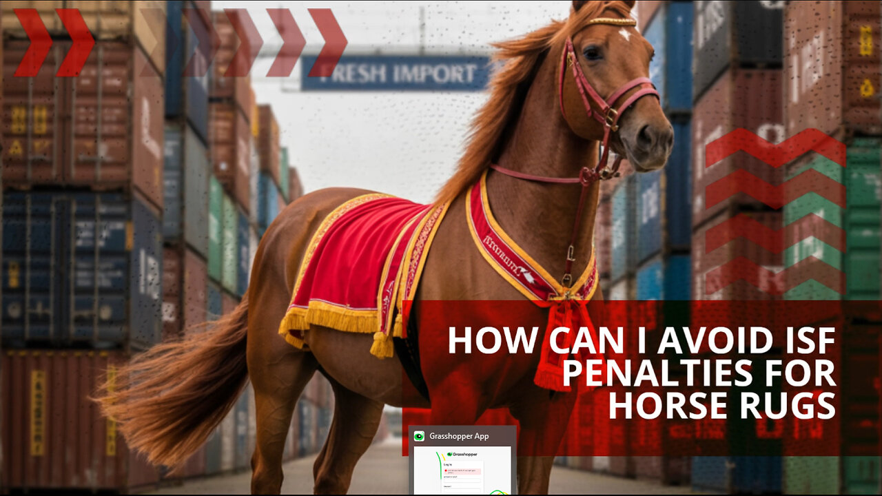 How Can I Avoid ISF Penalties For Horse Rugs