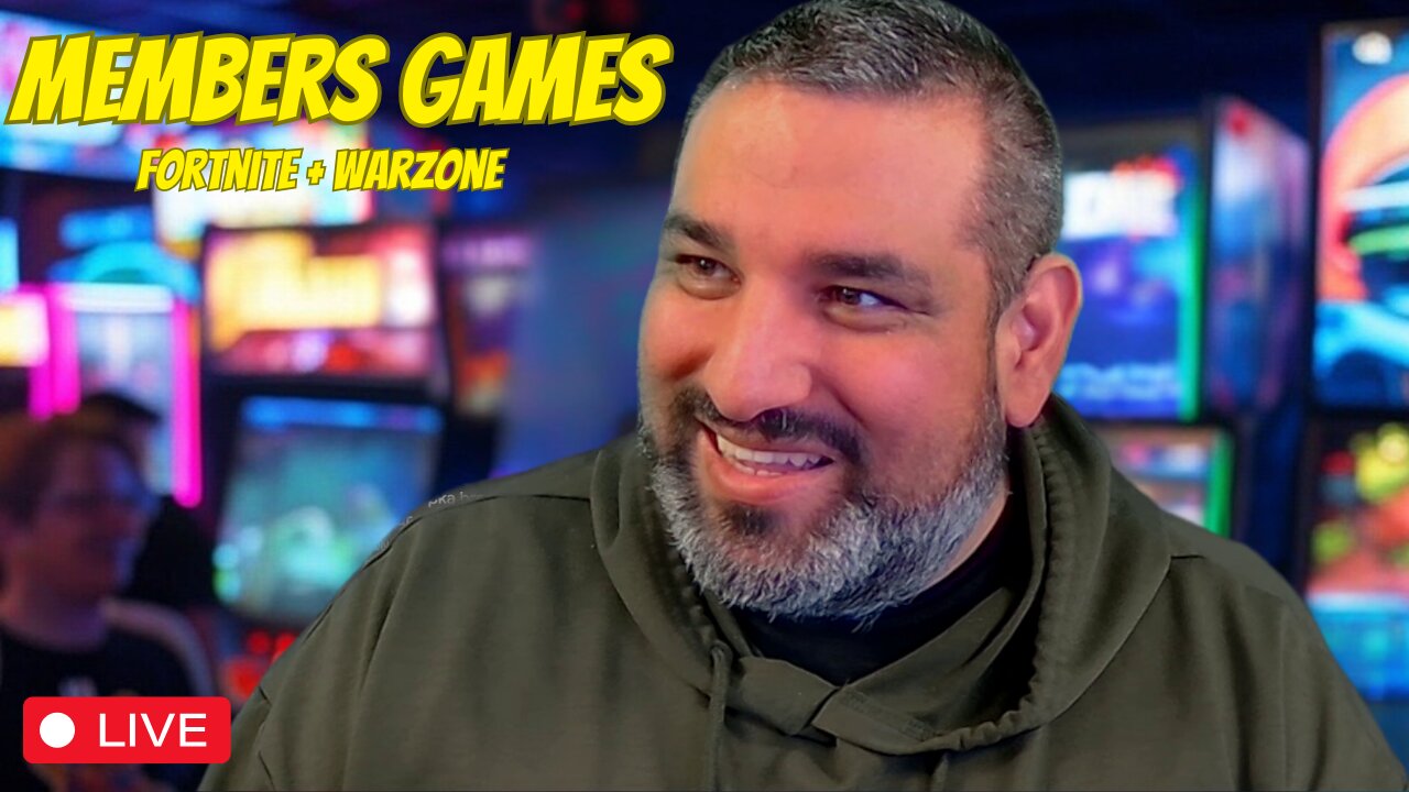 🔴LIVE - MEMBERS GAMES (FORTNITE + WARZONE)