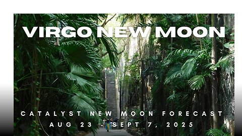 VIRGO New Moon - TO SEE BEGINNING FROM END - Catalyst New Moon Forecast for Aug 23 - Sept 7, 2025