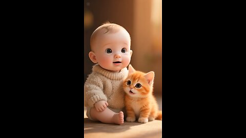 Cat and baby