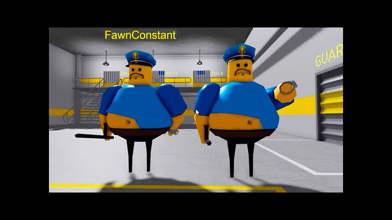Escaping from a BARRY'S PRISON RUN! And BECAME a BARRY COP