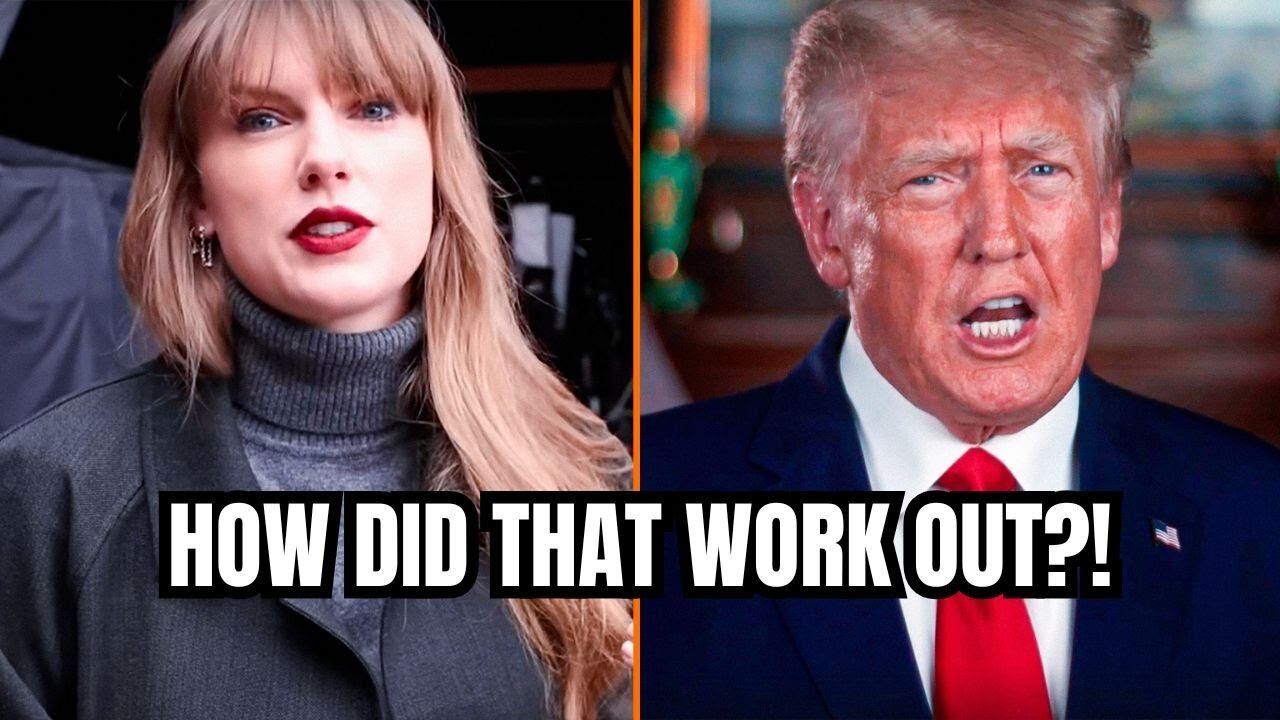 President Trump CALLS OUT Taylor Swift at White House Speech