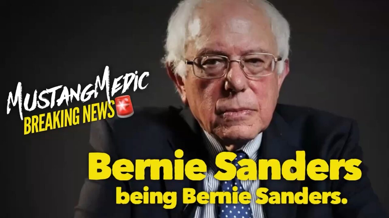 BREAKING NEWS🚨 Bernie Sanders with the same old story. You think they would learn.