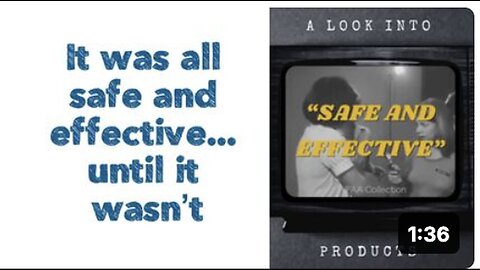 "Safe and Effective, Until it Wasn't - Vaccine Choice Canada"