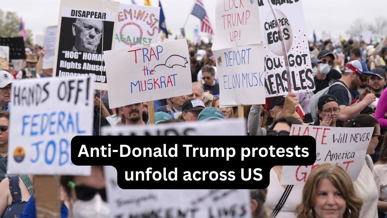 Anti-Donald Trump protests unfold across US