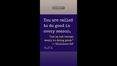 Be a good human