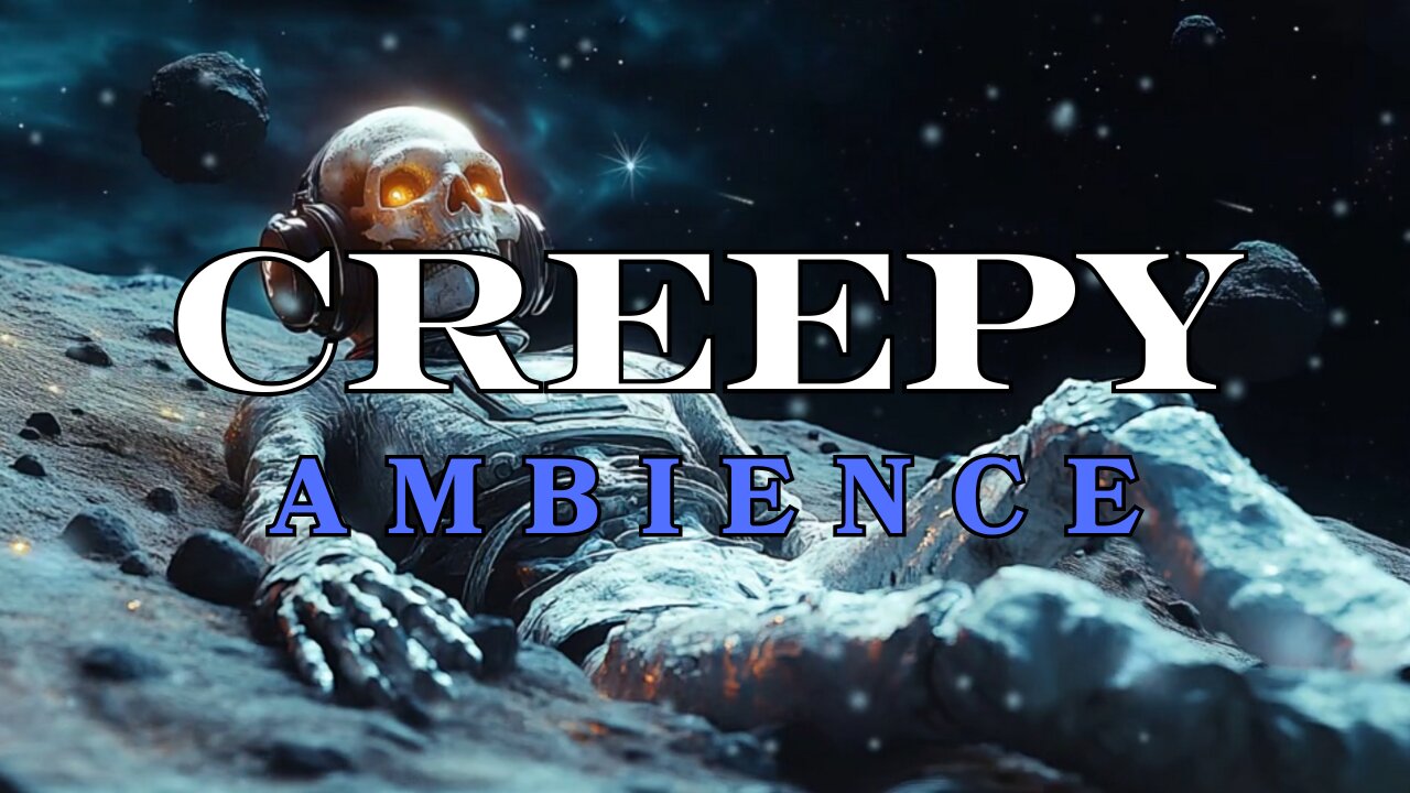 Halloween Ambience for Spooky Nights | Creepy Space Skeleton