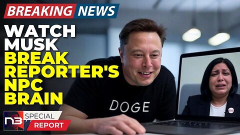 🚨BREAKING: Musk's DOGE Team Found WHAT? Reporter's NPC Moment Goes VIRAL!