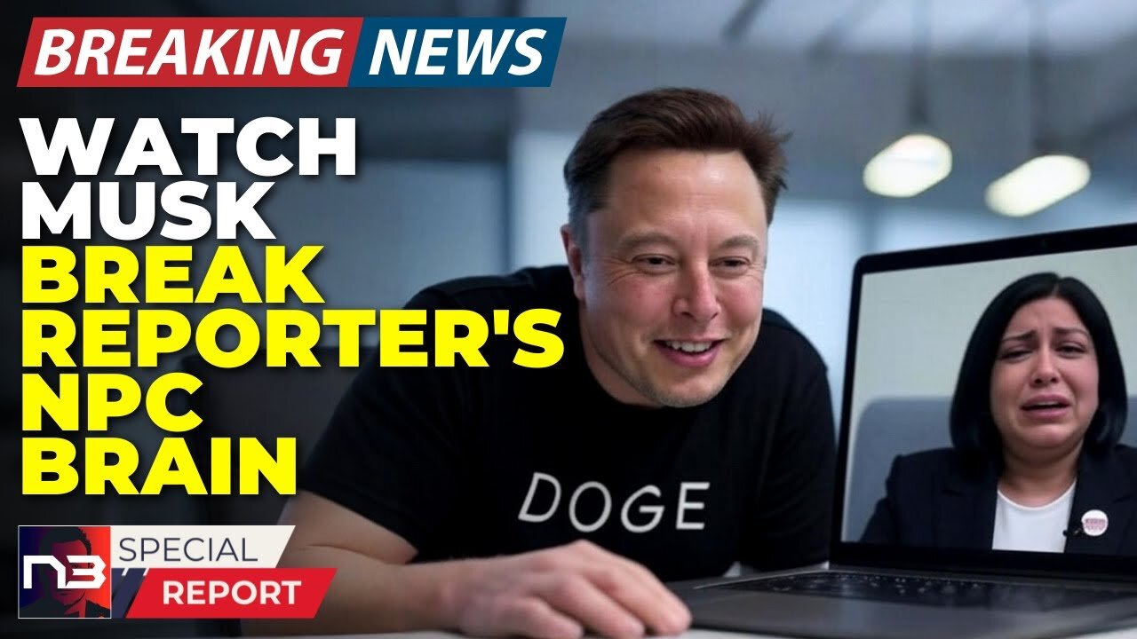 🚨BREAKING: Musk's DOGE Team Found WHAT? Reporter's NPC Moment Goes VIRAL!