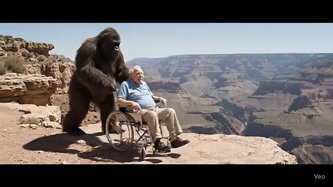 Bigfoot takes gramps to the Grand Canyon