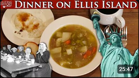 🍲 What Immigrants ATE on Ellis Island 🇺🇸 | Forgotten Meals of History 🕰️