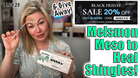 Live Melsmon Meso to Heal Shingles, Discussing ACecosm sale on NOW & Give Away! Code Jessica10 Saves