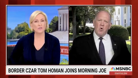 Tom Homan SHUTS DOWN 'Morning Joe' Over Claims People Are Disappearing