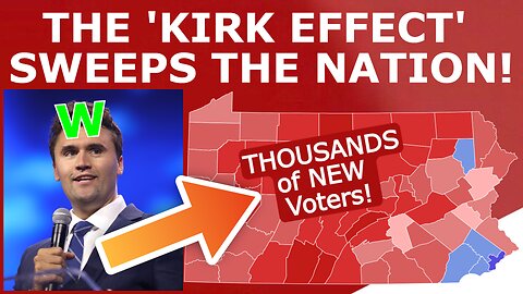 Charlie Kirk's Impact GROWS as GOP Registrations SURGE in KEY Swing States! 
