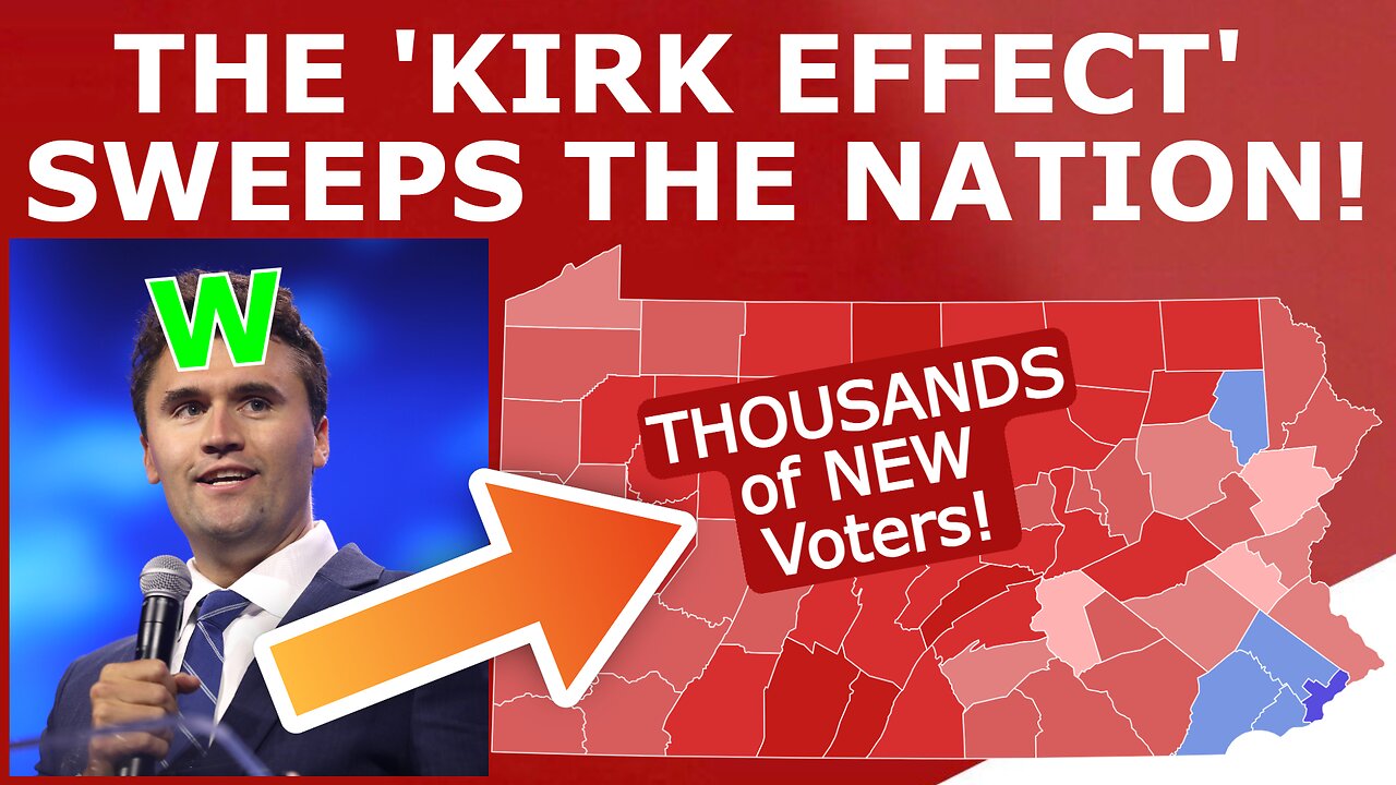Charlie Kirk's Impact GROWS as GOP Registrations SURGE in KEY Swing States!