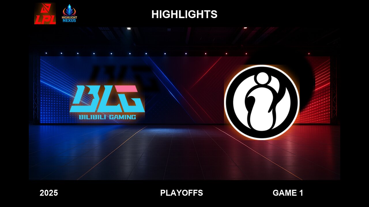 BLG vs IG Game 1 Highlights - LPL Playoffs 2025 - Bilibili Gaming vs Invictus Gaming