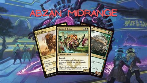 Abzan Midrange | Magic the Gathering Arena | Tarkir Dragonstorm | Pioneer Gameplay