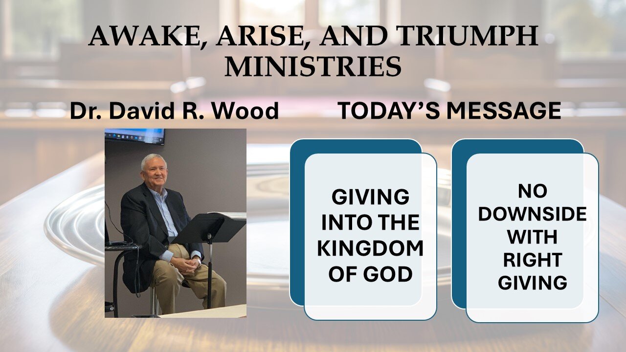 GIVING INTO THE KINGDOM OF GOD