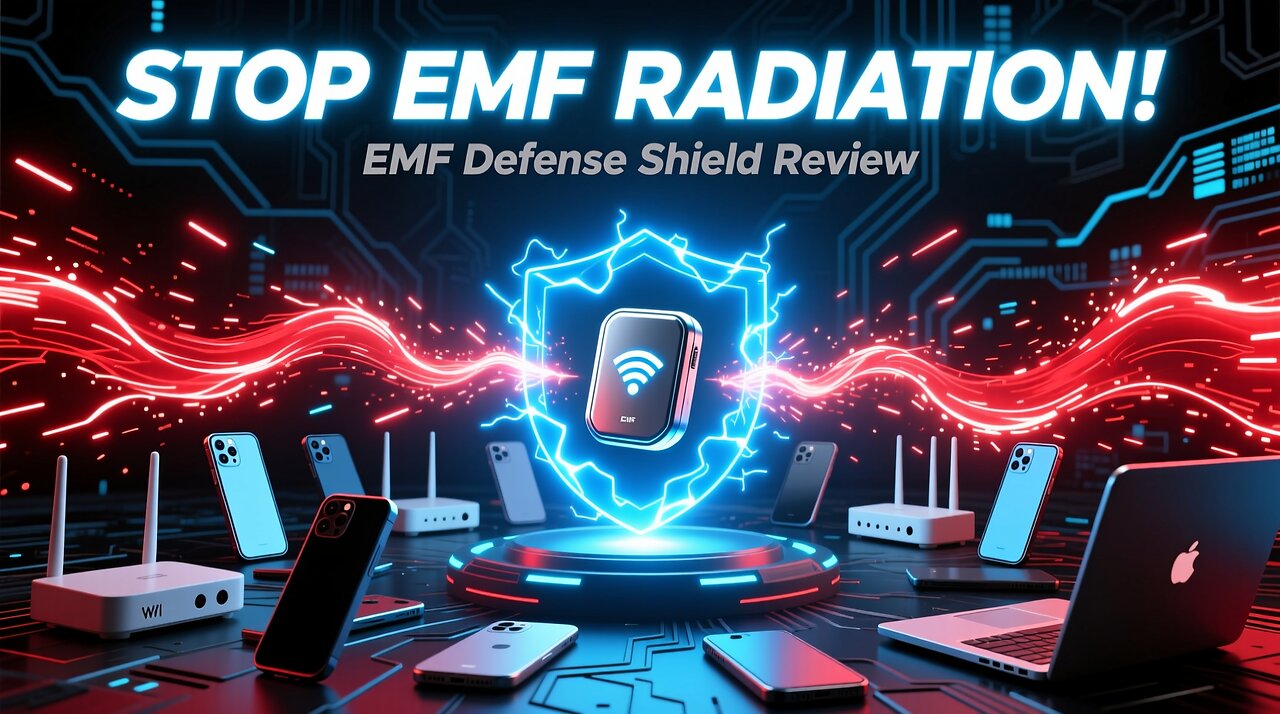 Stop Electronic Radiation NOW! EMF Defense Shield Explained 🔥