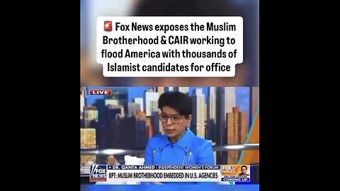 Captioned - Dr Qanta Ahmed exposed Muslim Brotherhood organizations in USA