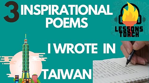 3 Powerful Inspirational Poems I Wrote in Taiwan ✨ | Life, Growth & New Beginnings