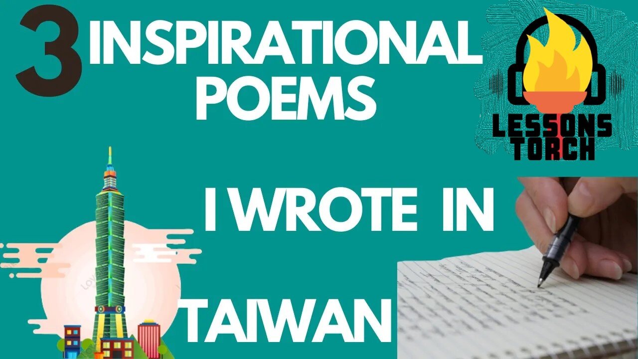 3 Powerful Inspirational Poems I Wrote in Taiwan ✨ | Life, Growth & New Beginnings