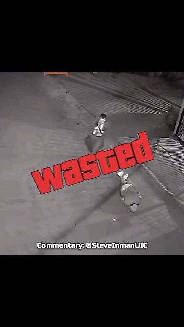 Armed Robber Meets Armed Pedestrian