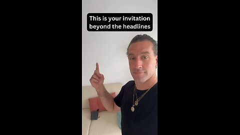 This is your invitation beyond the headlines