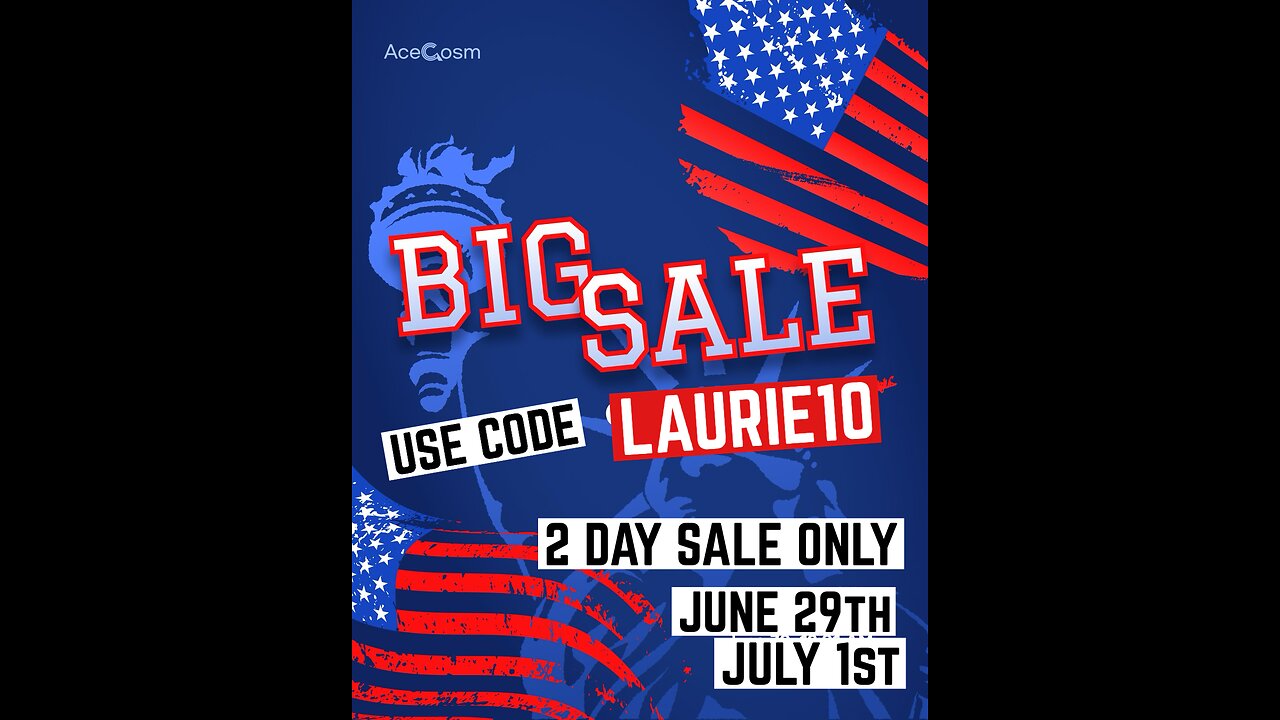 AceCosm 2 Day 20% To 30% Summer Sale details in description