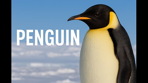 Formations about Penguin bird " البطريق الطائر الذي لا يطير ويغوص كالسمكة "