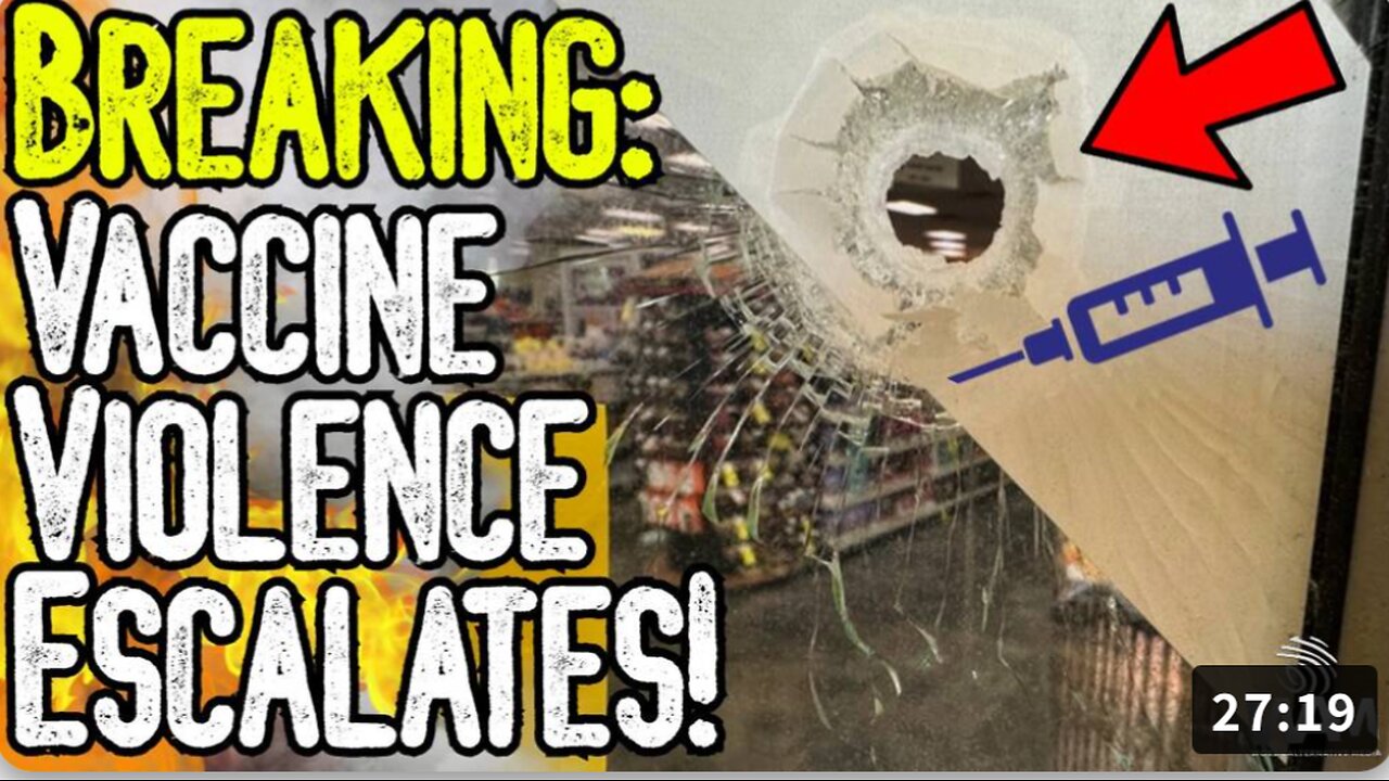 BREAKING: VACCINE VIOLENCE ESCALATES! - CDC Shooting By Vaccine Injured! - Clinton Wants Crackdown