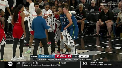 😱 Napheesa Collier INJURED in 40pt BLOWOUT! Minnesota Lynx vs Las Vegas Aces WNBA women's basketball