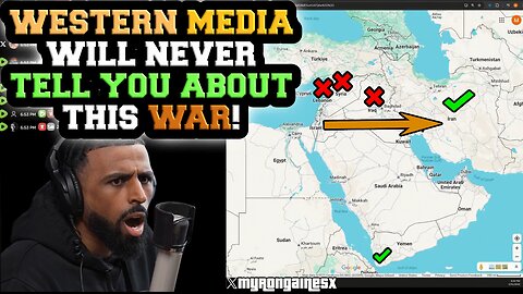 Myron EXPOSES The Iran War U.S. MEDIA Wont COVER, Connects w/ Ukraine/Russia War | Myron Gaines X