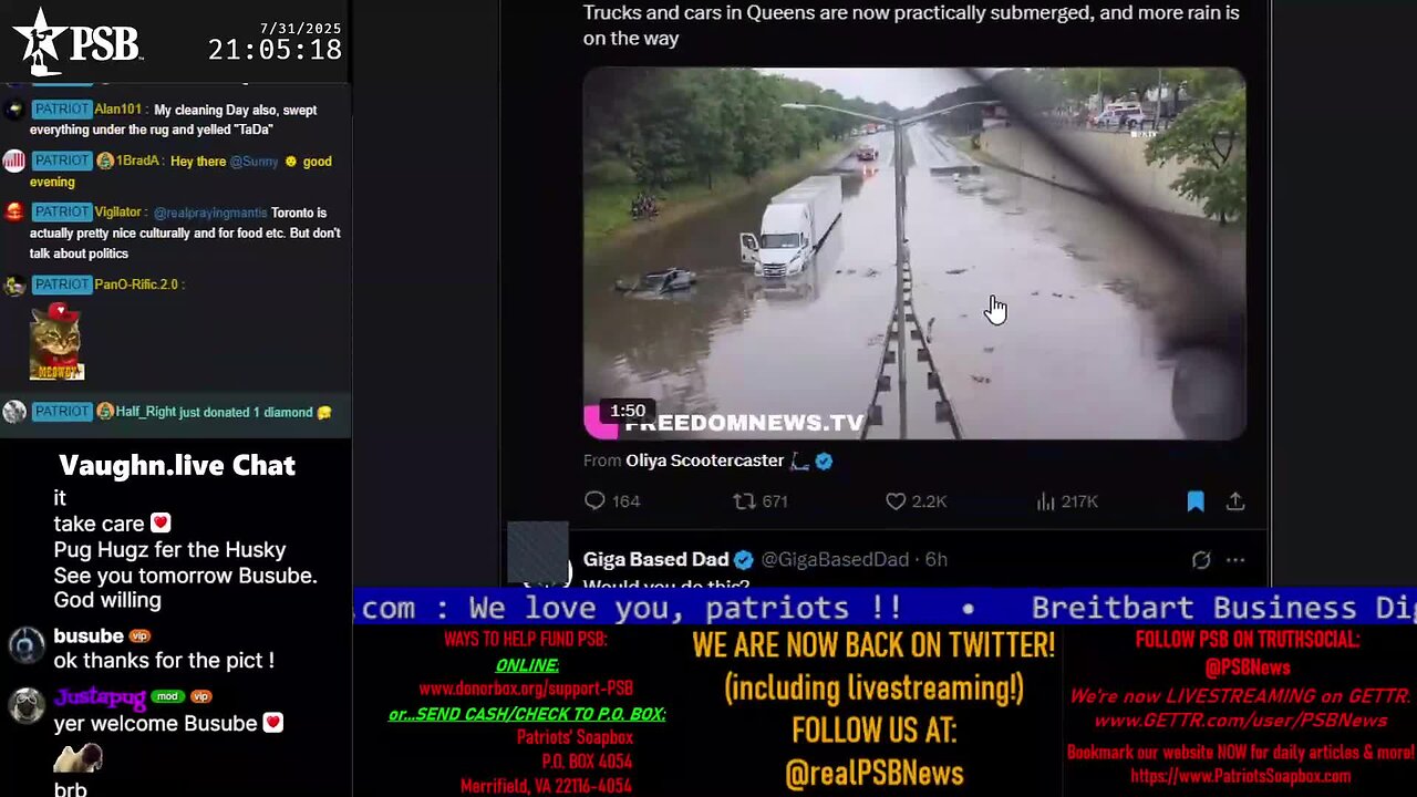 2025-07-31 21:01 EDT - SunnyDays Show: