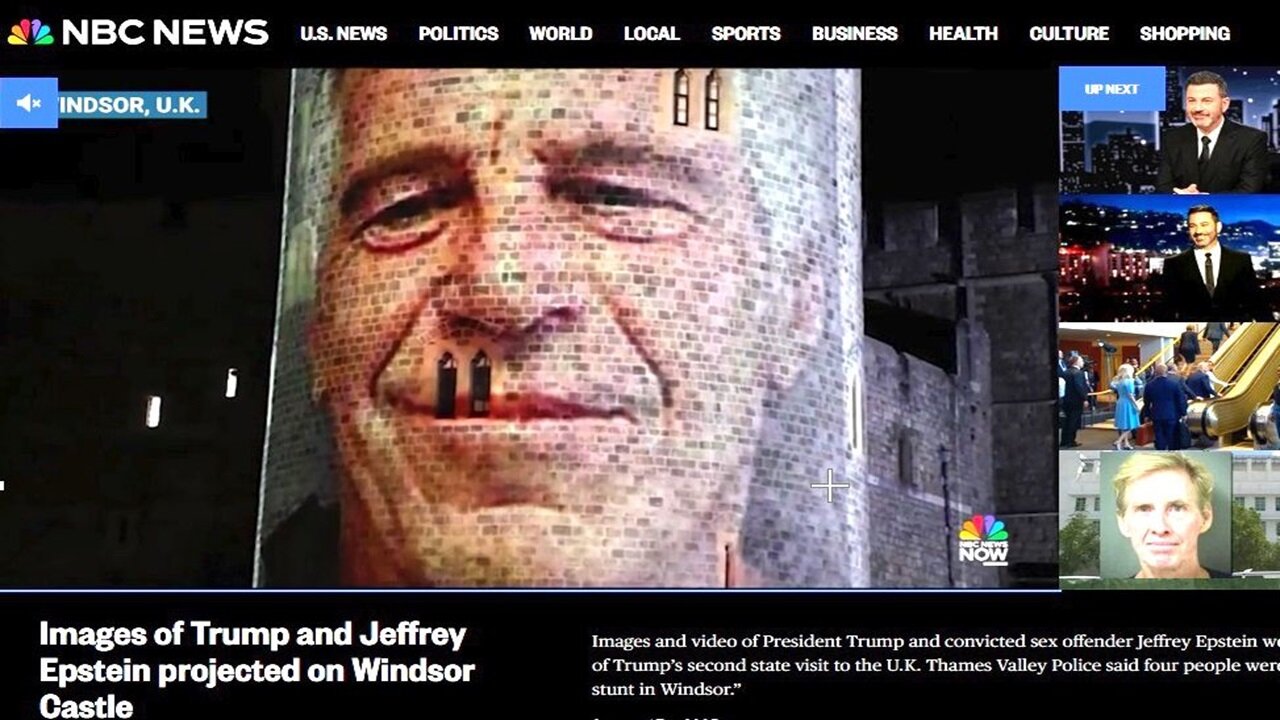 Trump & Epstein on Windsor Castle